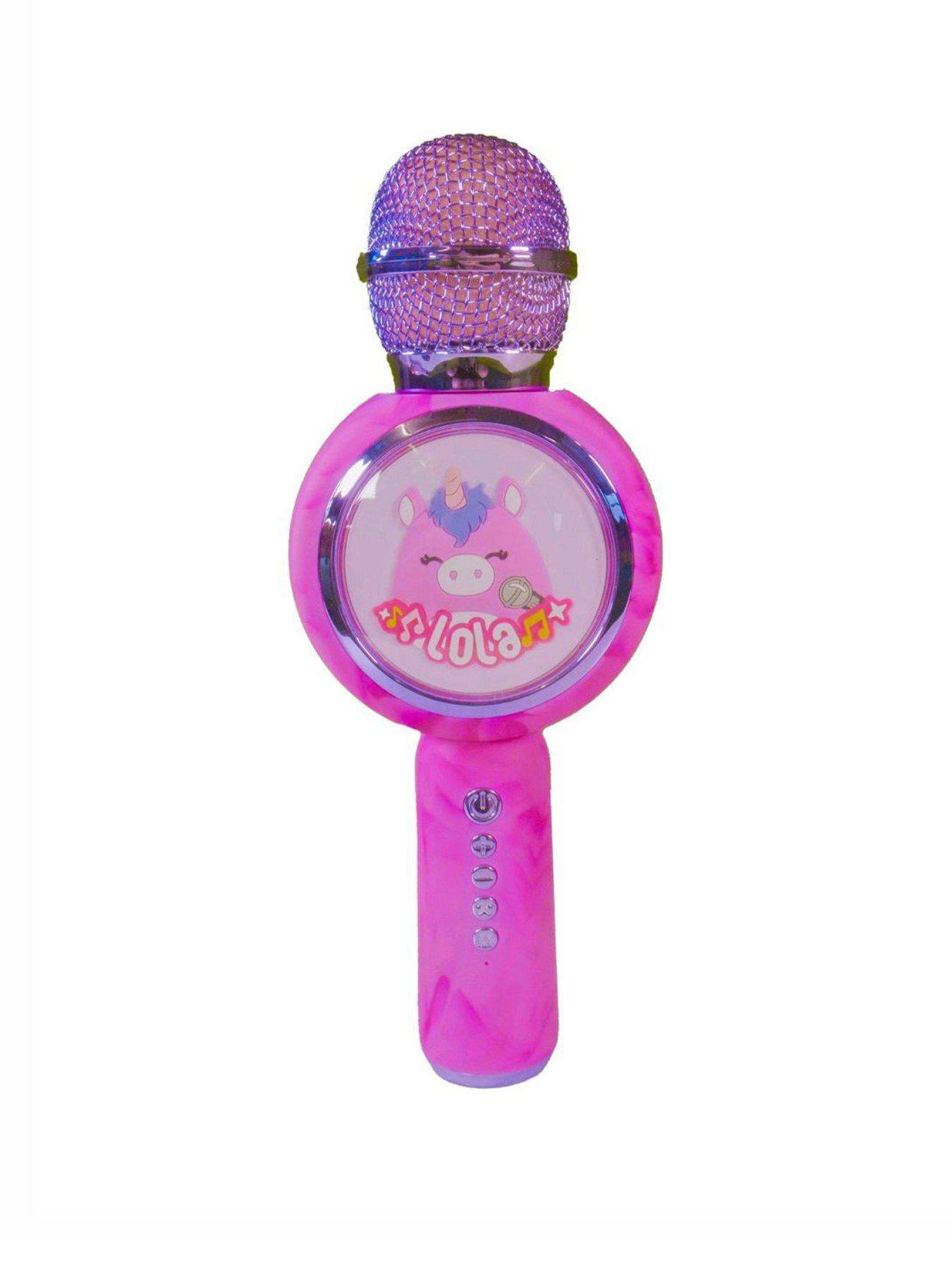 Squishmallows Squishmallows Lola the Unicorn Karaoke Microphone