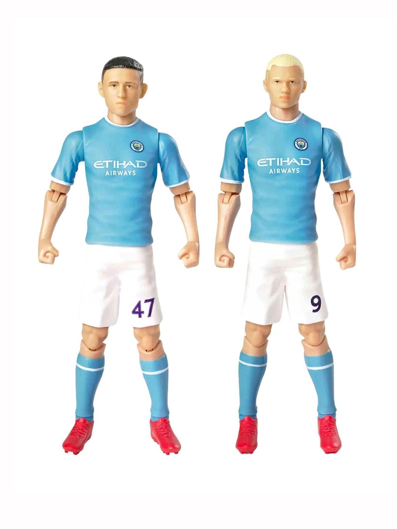 Manchester City Foden and Haaland Fully Articulated Figurine Bundle