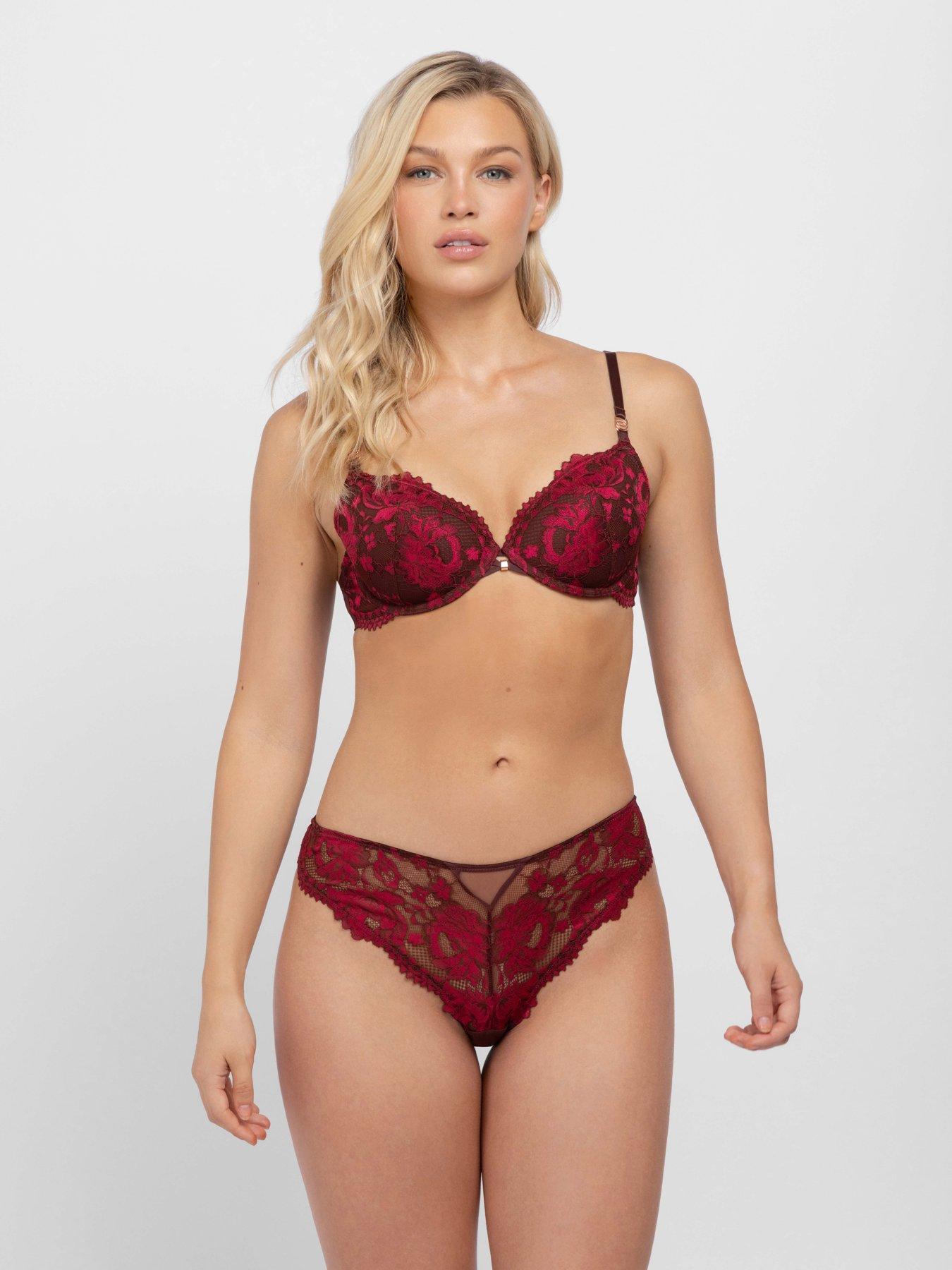 Image 1 of 5 of DORINA Jemma Two Tone Padded Balcony Bra - Pink