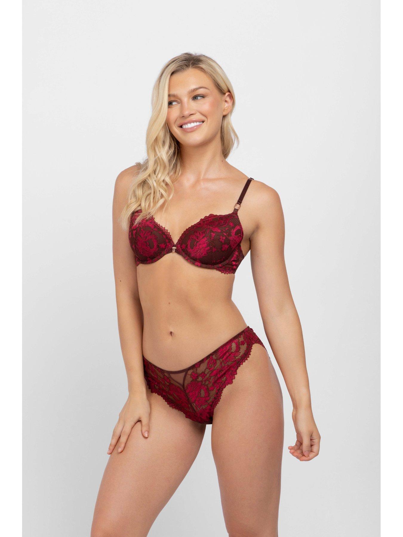 Image 3 of 5 of DORINA Jemma Two Tone Padded Balcony Bra - Pink