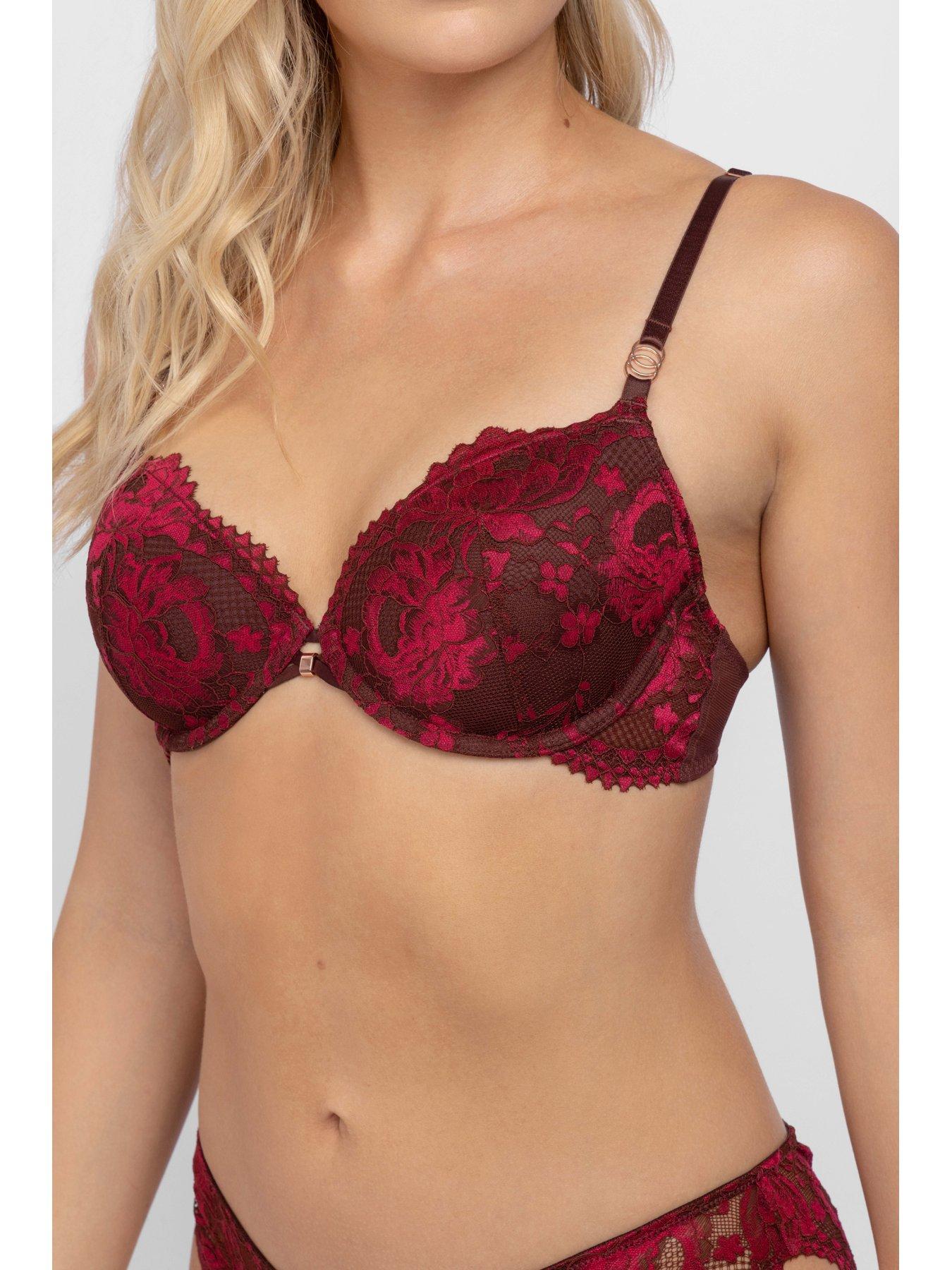 Image 4 of 5 of DORINA Jemma Two Tone Padded Balcony Bra - Pink