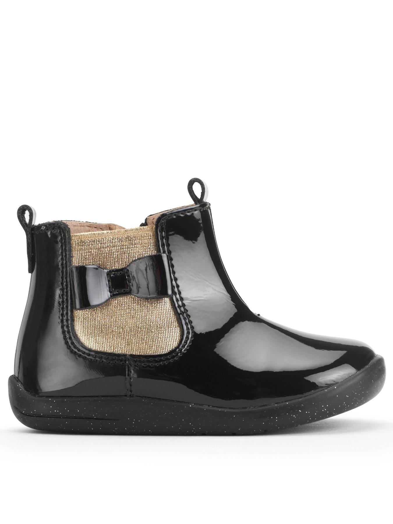 Start-rite WONDERLAND - BLACK PATENT/GOLD