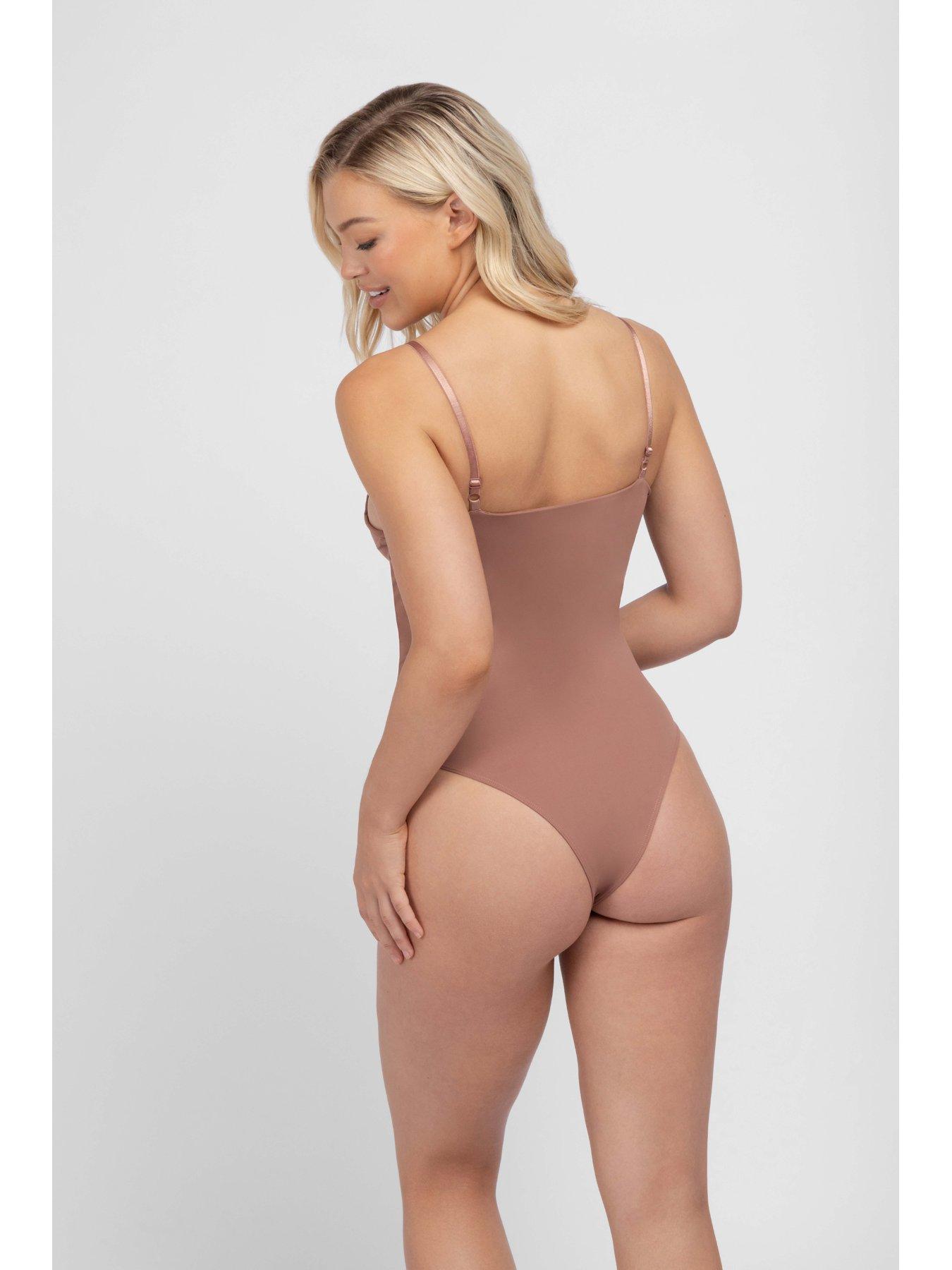 Image 2 of 5 of DORINA Fern Smooth Bodysuit - Brown