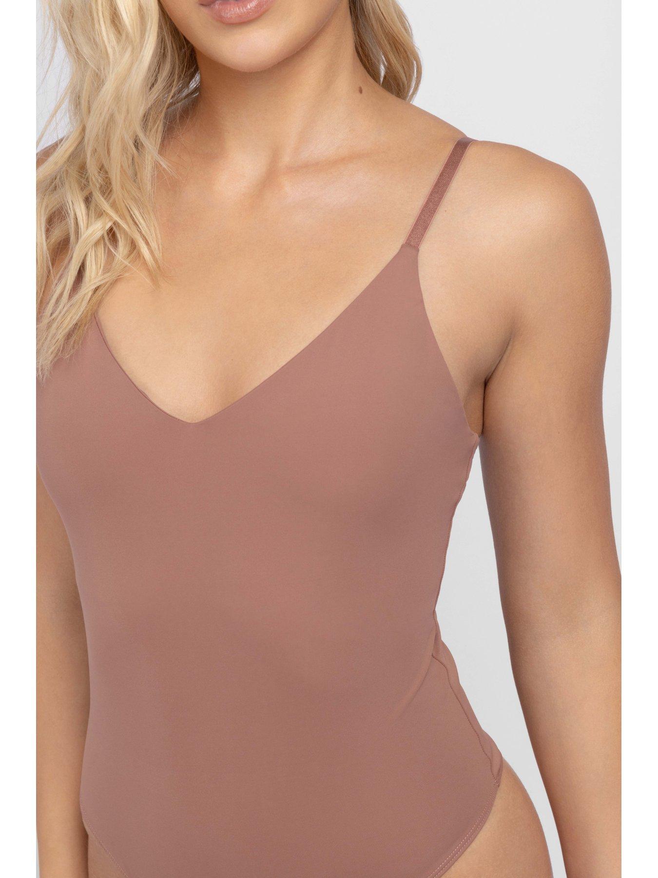 Image 4 of 5 of DORINA Fern Smooth Bodysuit - Brown