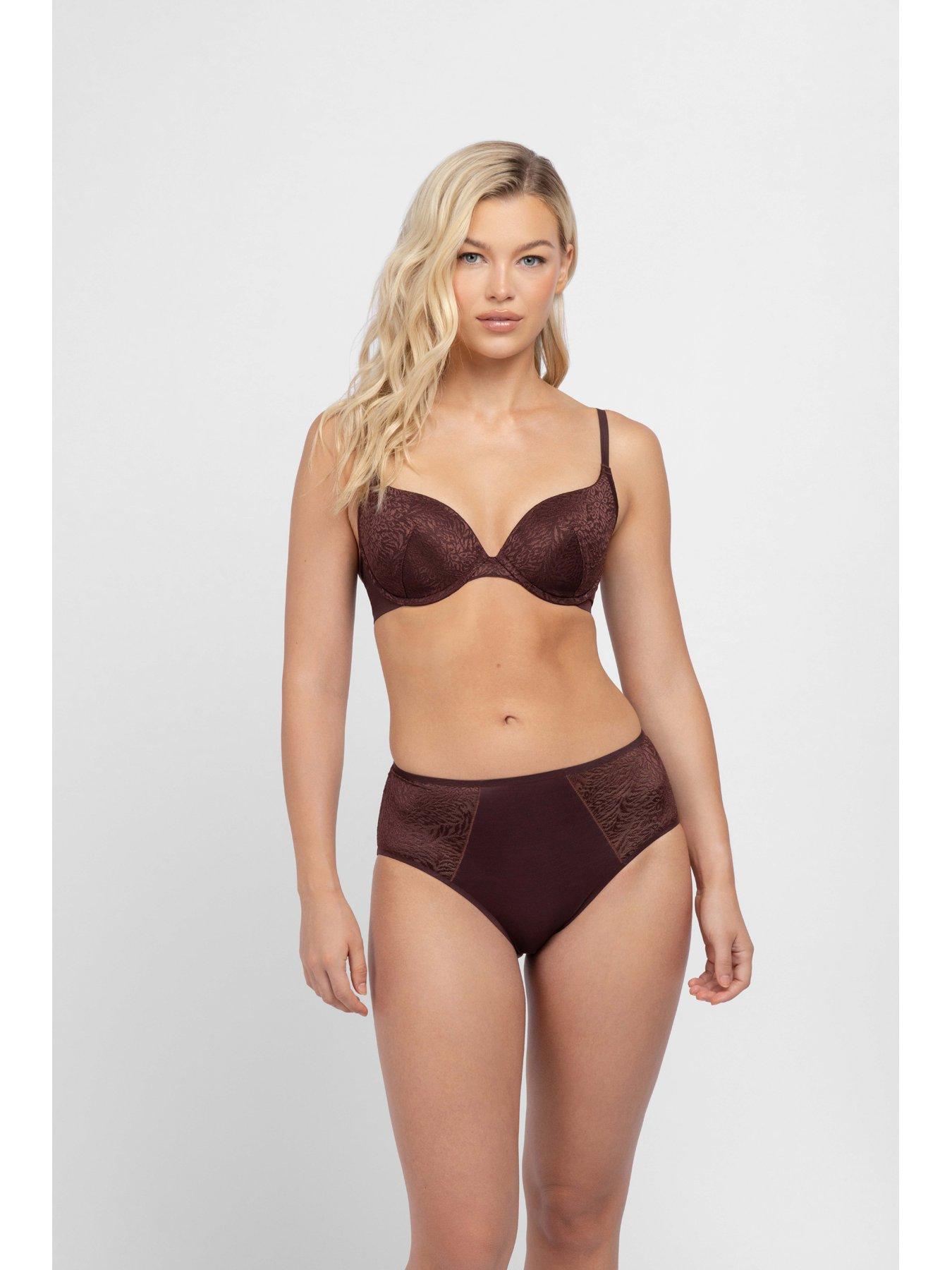 Image 3 of 5 of DORINA Wild Wild Sculpt High Waist Brief - Brown