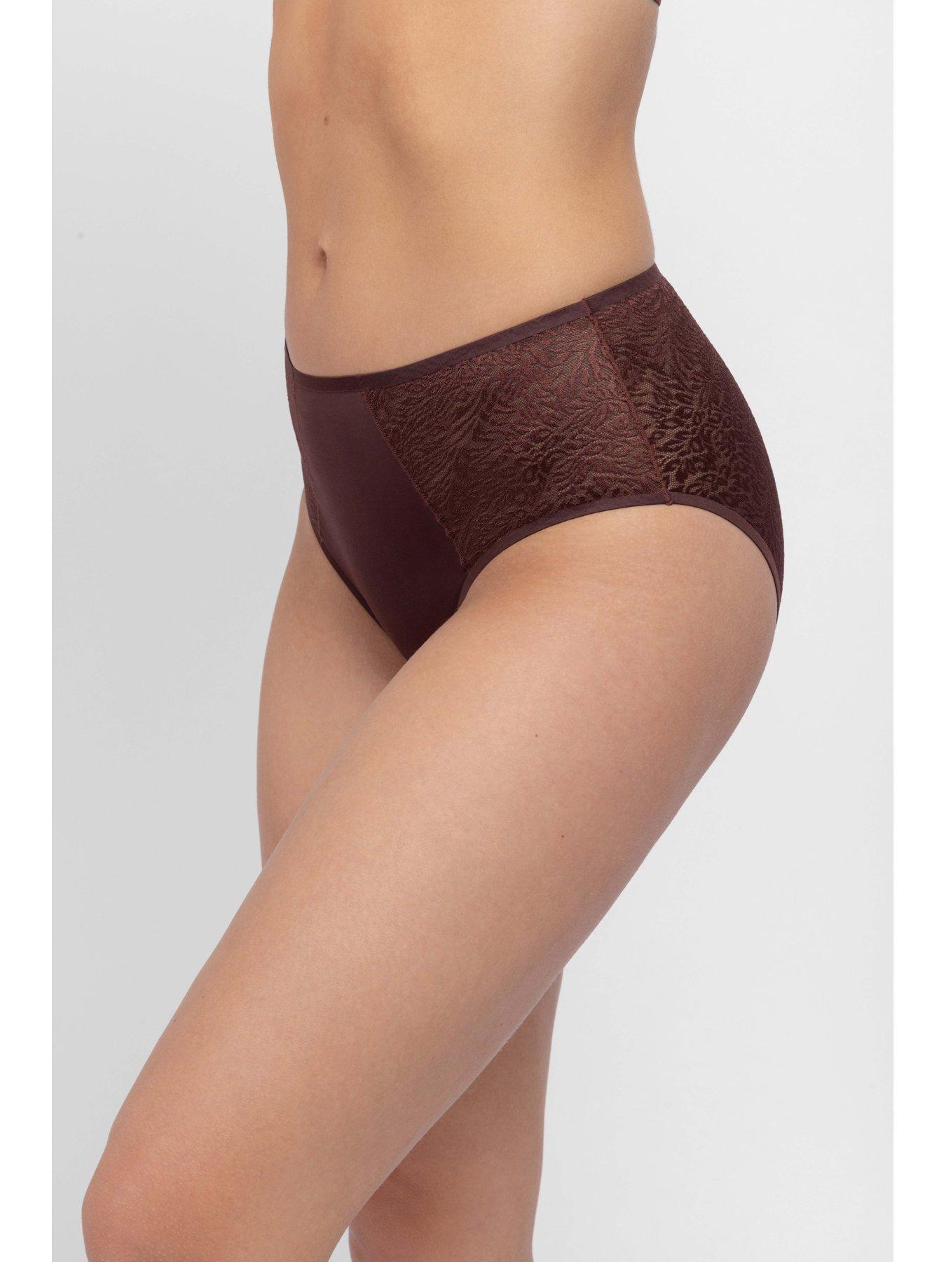 Image 4 of 5 of DORINA Wild Wild Sculpt High Waist Brief - Brown