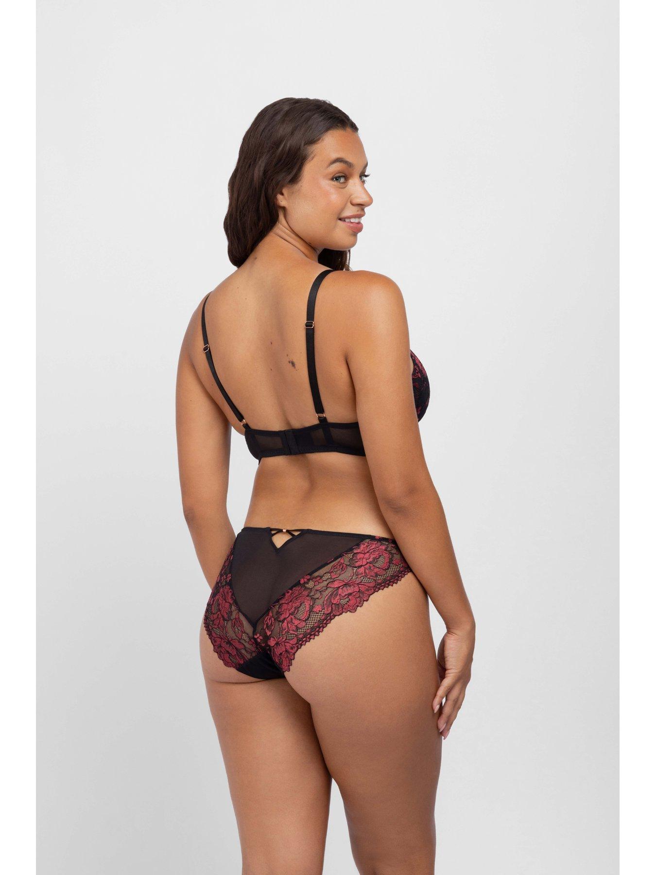 Image 2 of 5 of DORINA Jemma Two Tone Padded Wired Bra - Red