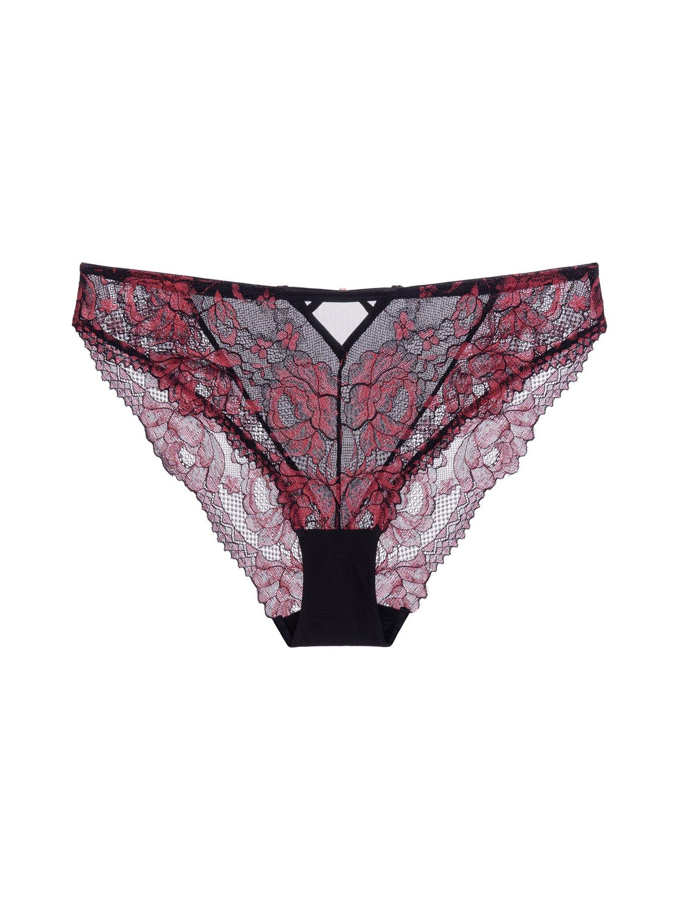Image 5 of 5 of DORINA Jemma Two Tone Brazilian Brief - Red