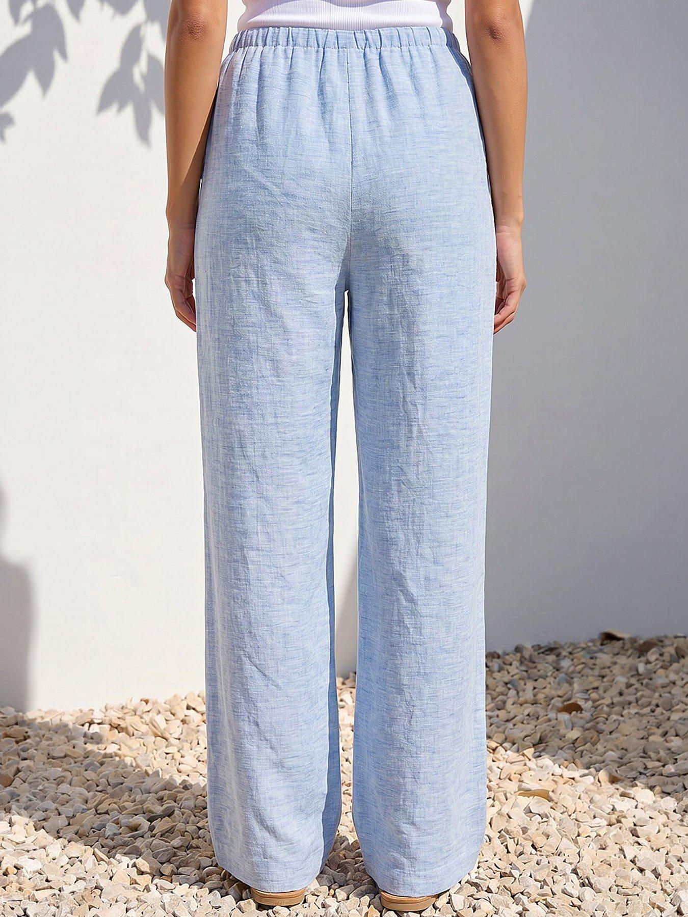 Image 3 of 4 of Roman Petite Wide Leg Trouser