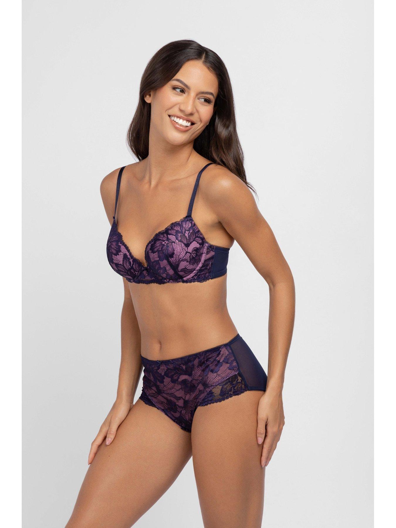 Image 3 of 6 of DORINA Perfect Lace Tshirt Bra - Ink