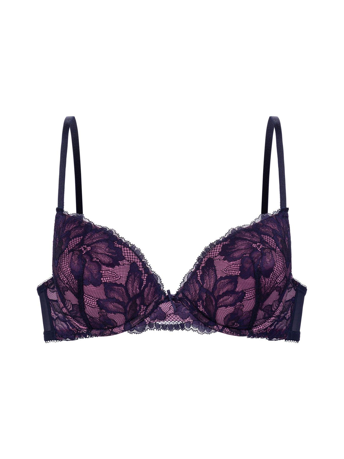 Image 6 of 6 of DORINA Perfect Lace Tshirt Bra - Ink