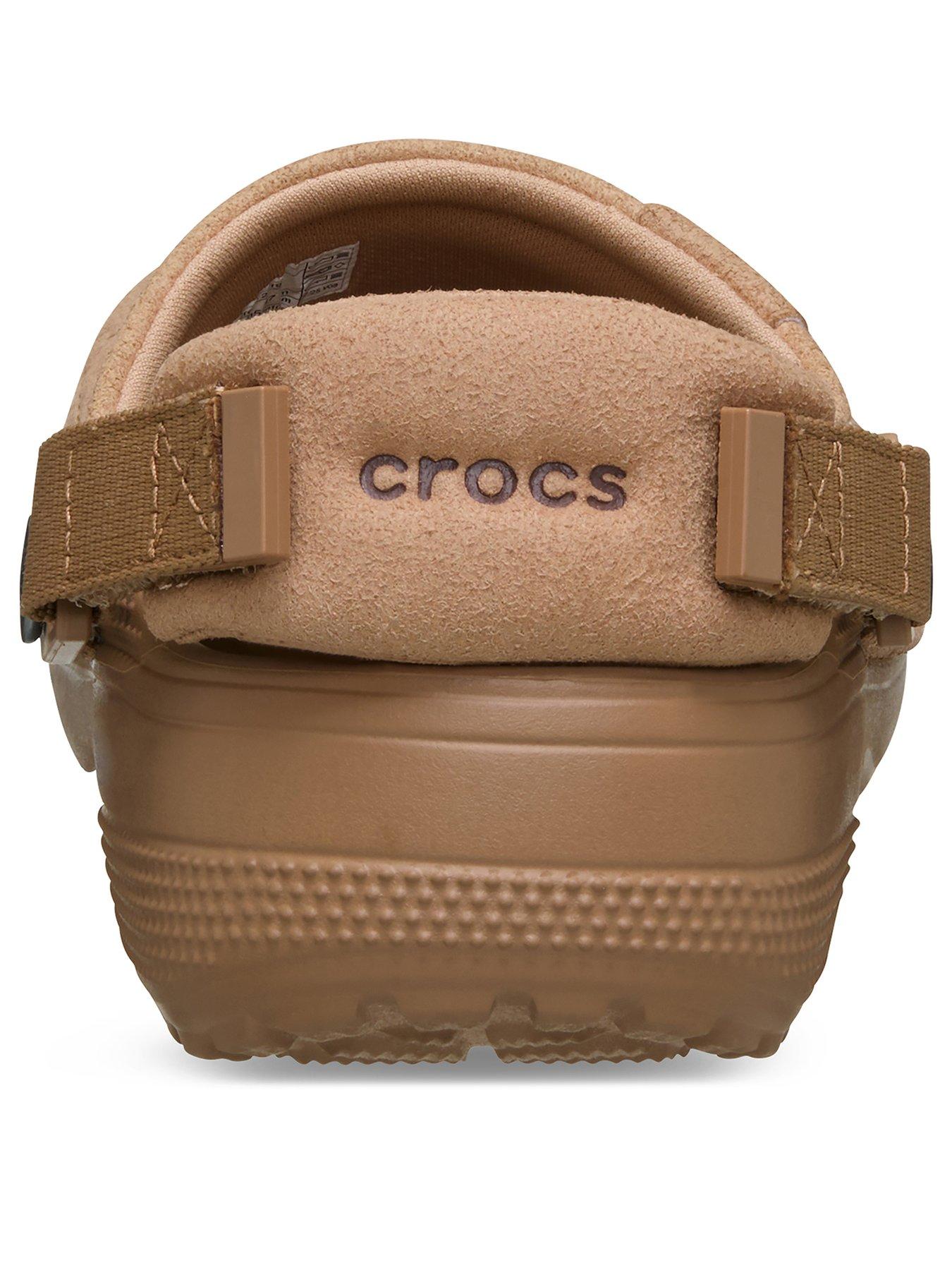 Image 3 of 7 of Crocs Mens Classic Crafted Vegan Suede Clog - Milk Chocolate
