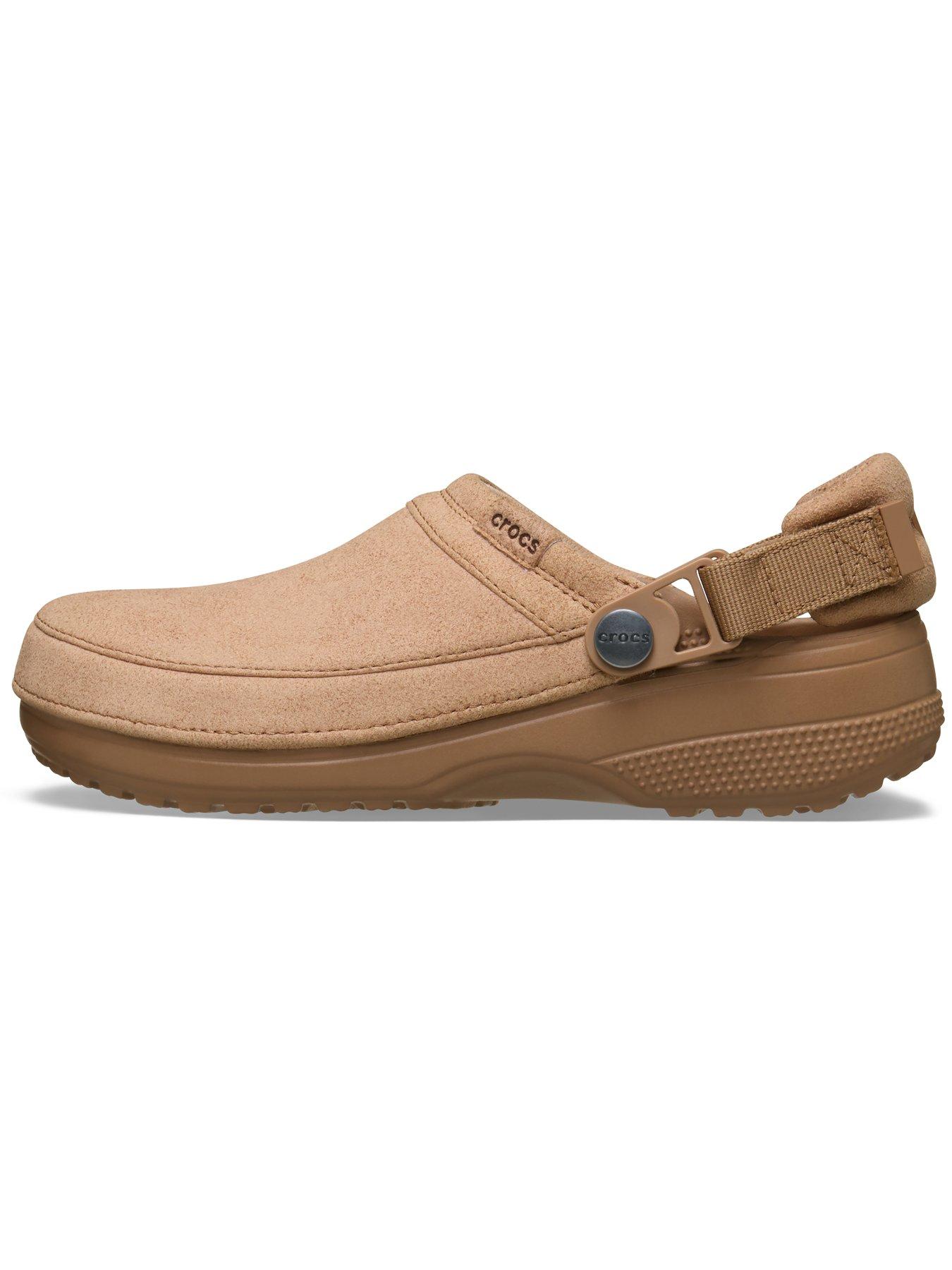 Image 7 of 7 of Crocs Mens Classic Crafted Vegan Suede Clog - Milk Chocolate