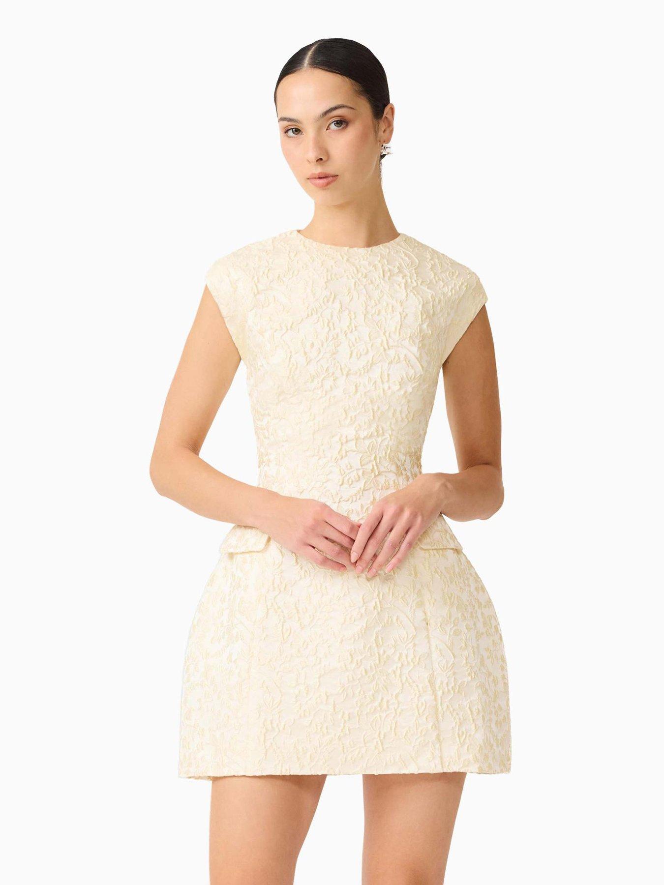 Curaae Fleuris Mini Dress - Yellow