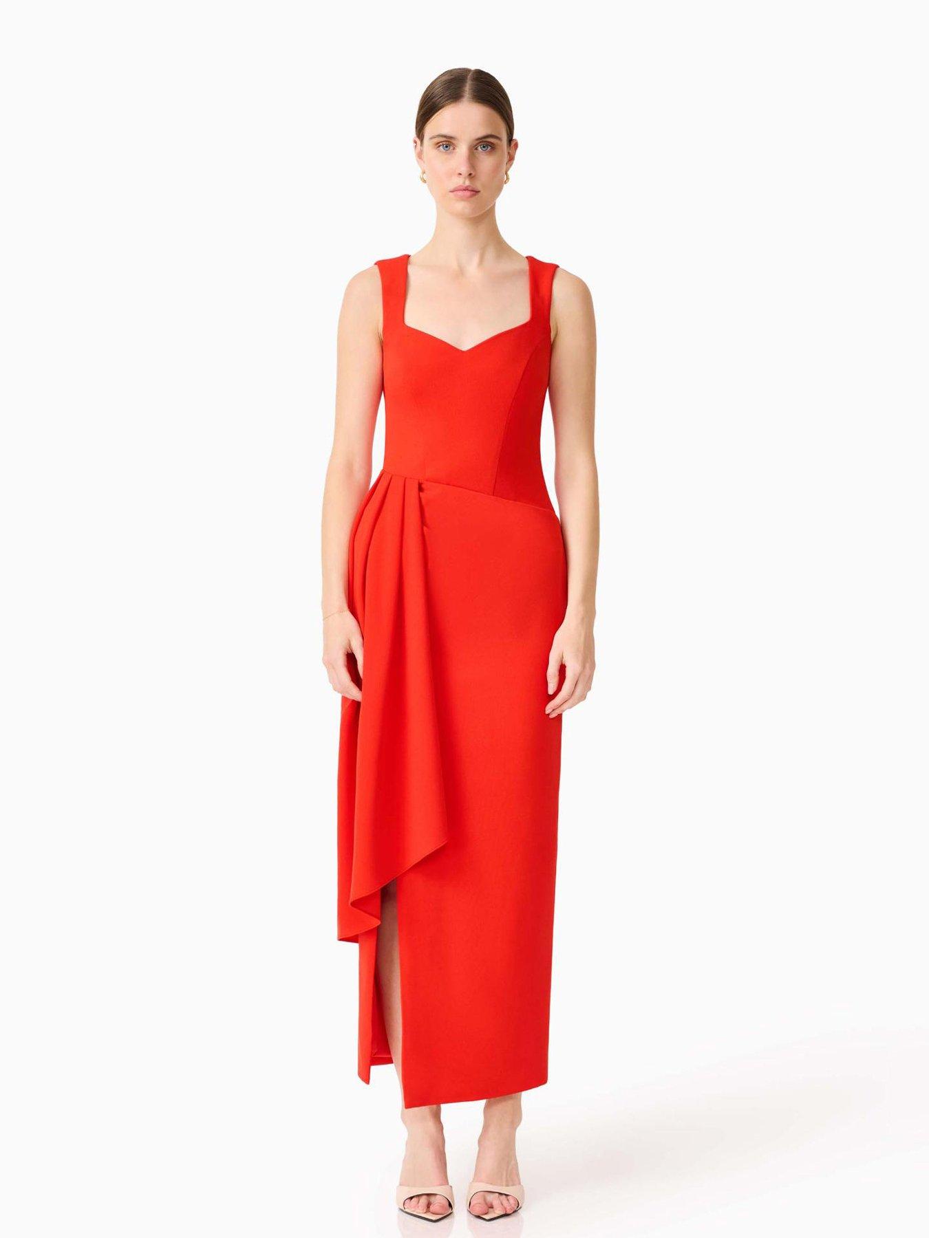 Curaae Anaelle Maxi Dress - Red