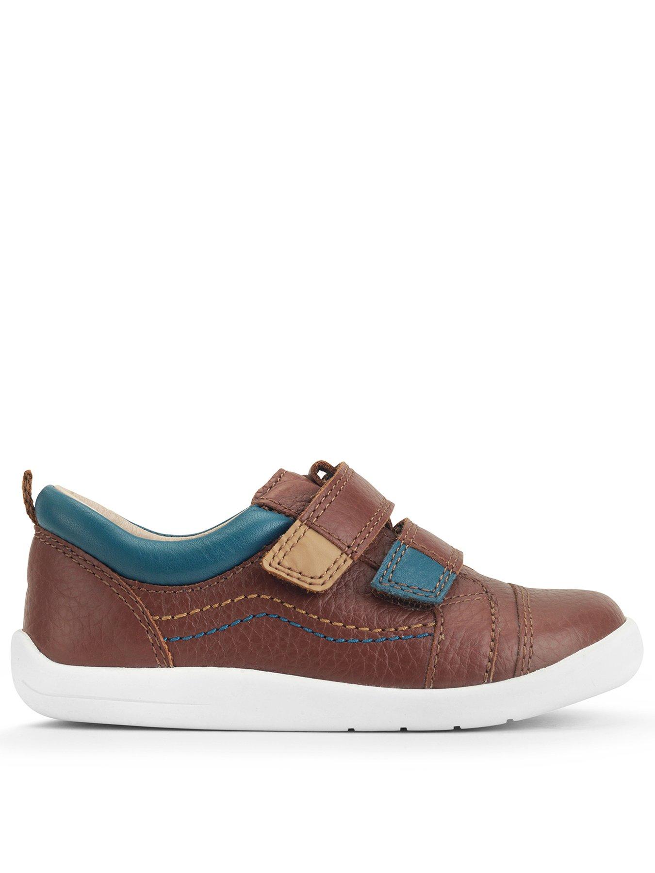 Start-rite Playhouse Tan Leather Trainers - Brown
