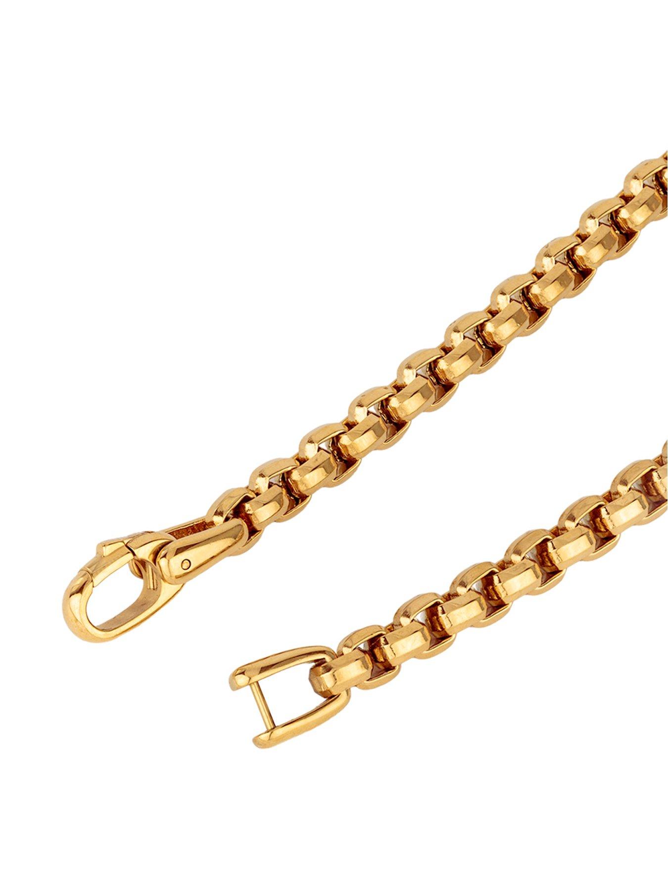 Image 3 of 5 of The Love Collection Gold Stainless steel 9" bracelet