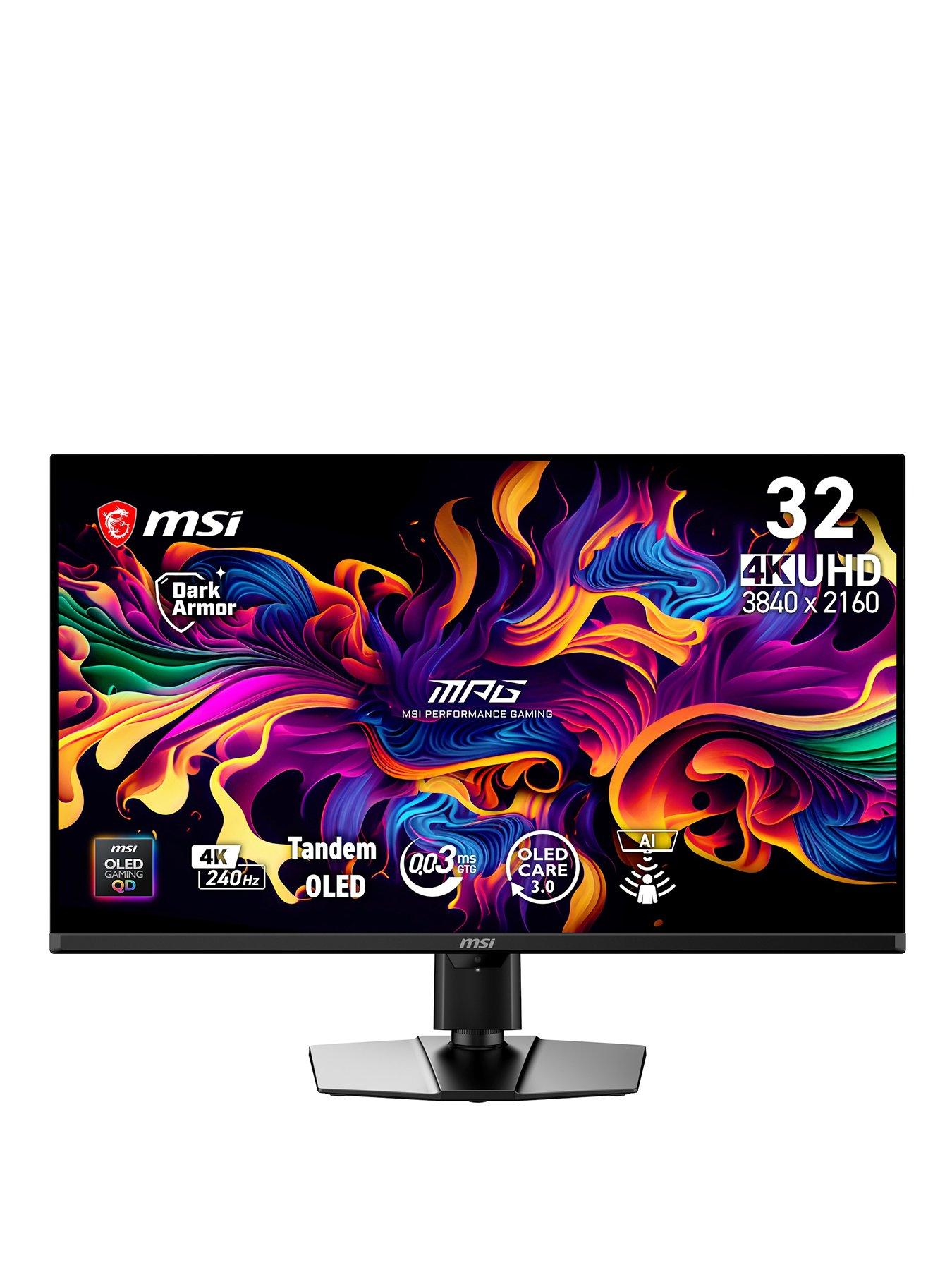 MSI MPG 322UR QD-OLED X24 32-inch, 4K UHD, 240Hz, Adaptive-Sync Gaming Monitor