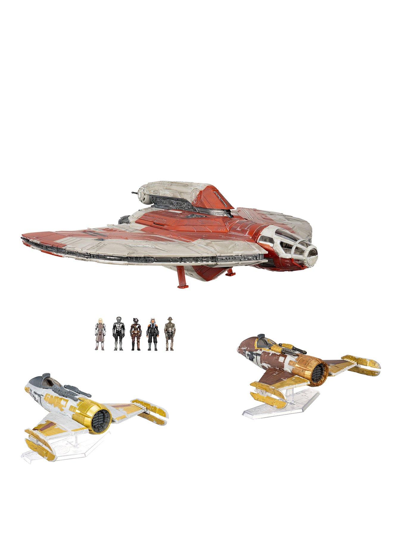 Star Wars SWJ - Multipack (9" Veh, 5" 3 Veh  &  9 Figure) - Ahsoka T-6 vs Fiend Fighters (WMT Exclusive)
