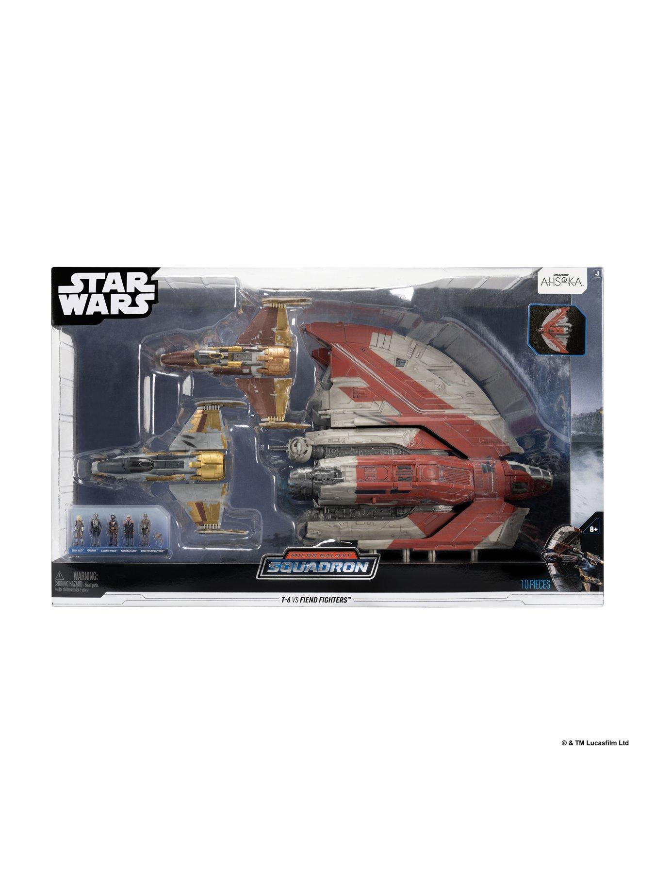 Image 7 of 7 of Star Wars No Batteries Needed Ahsoka T-6 Vs Fiend Fighters Vehicle Set