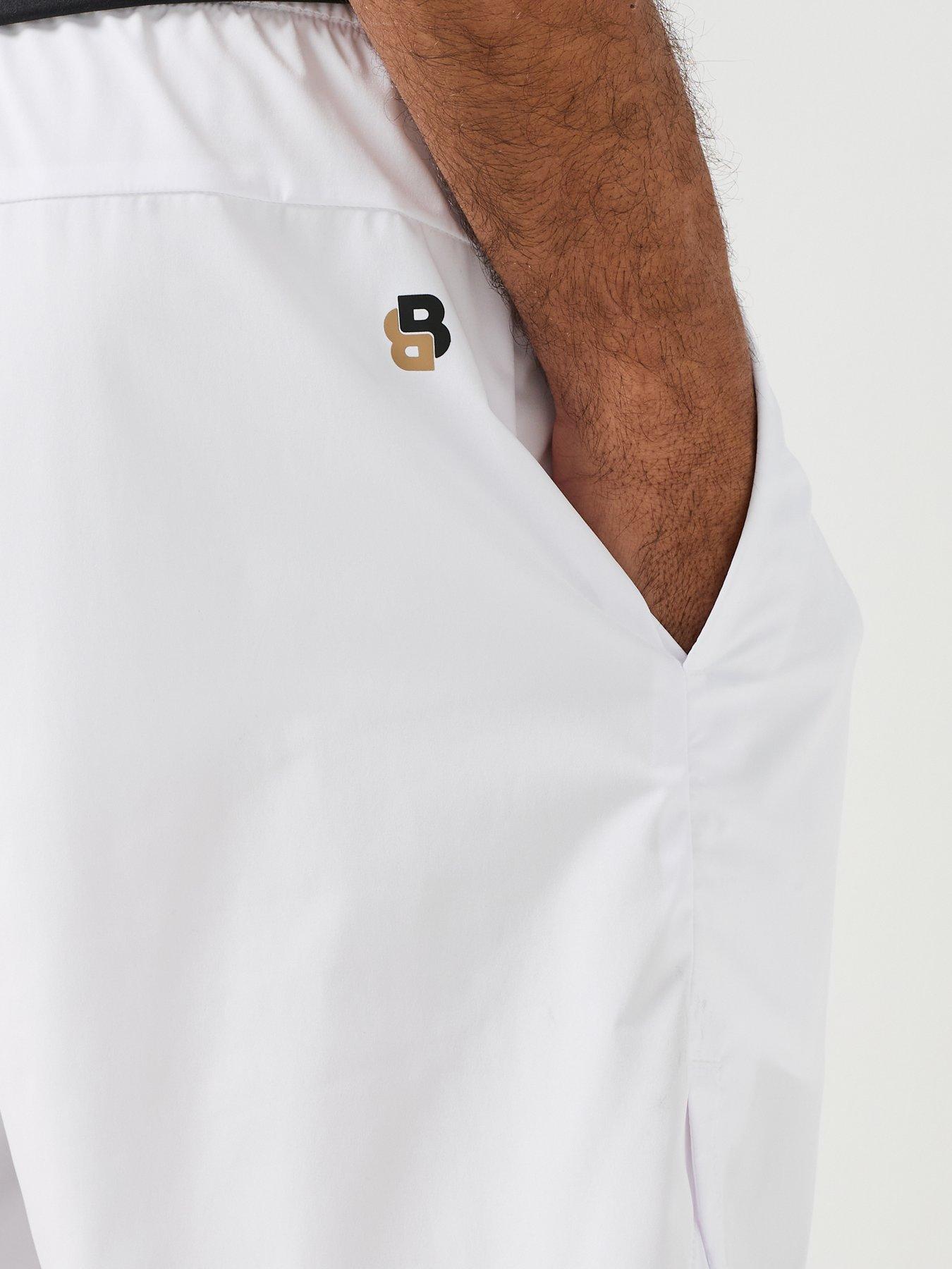 Image 5 of 6 of BOSS Mens Toc Game 8 Inch Shorts - White