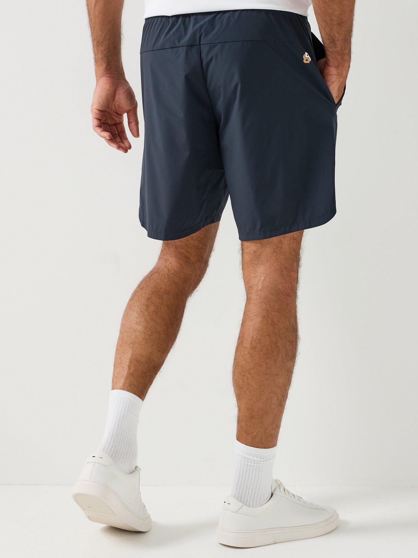 Image 2 of 6 of BOSS Mens Sh_toc Game 8 Inch Shorts - Navy