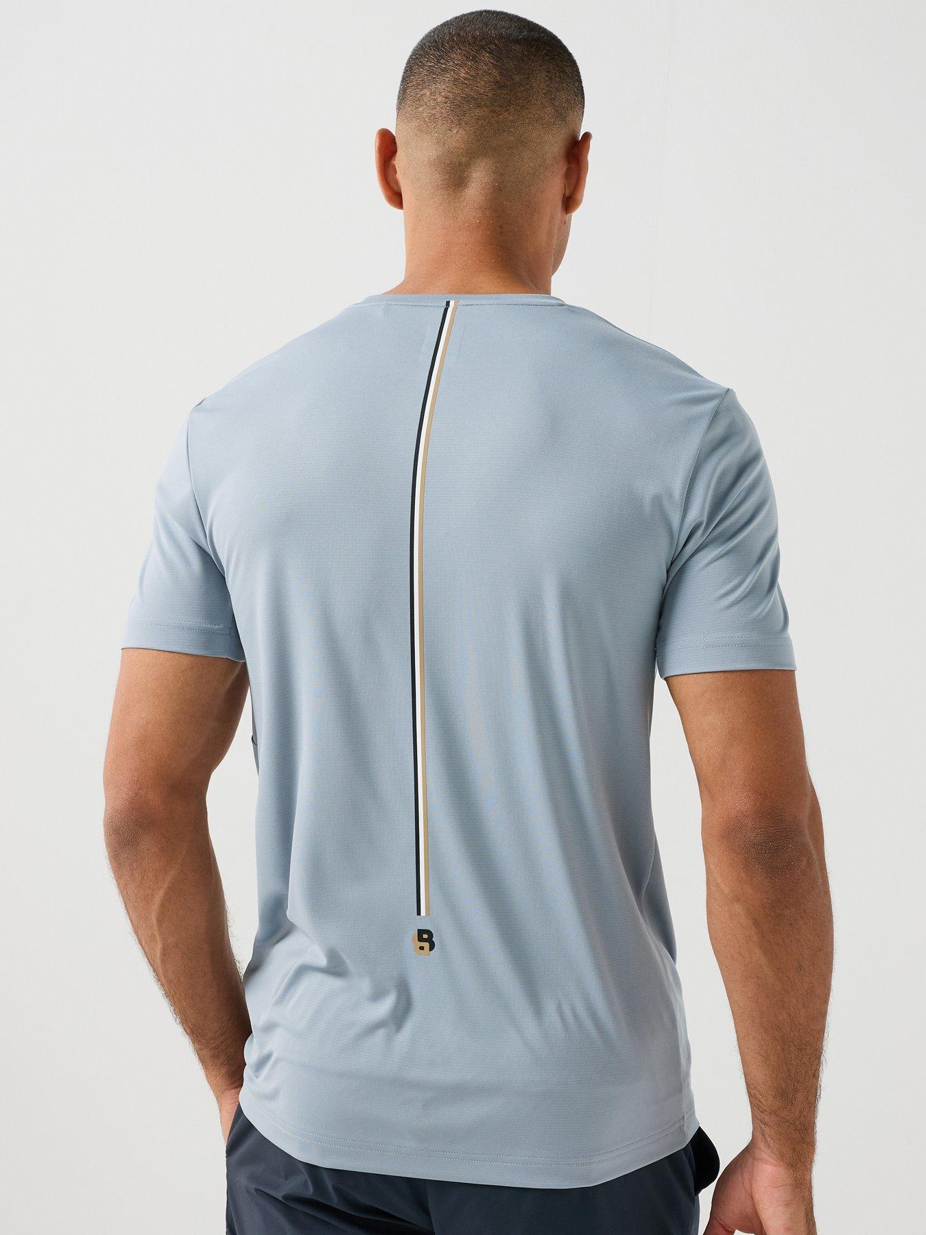 Image 2 of 6 of BOSS Mens Ts_Toc Game Nova Poly T-Shirt - Grey