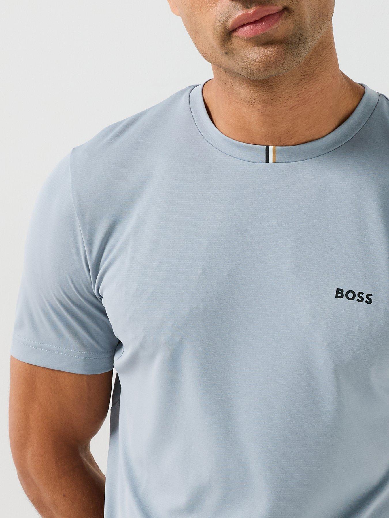 Image 5 of 6 of BOSS Mens Ts_Toc Game Nova Poly T-Shirt - Grey