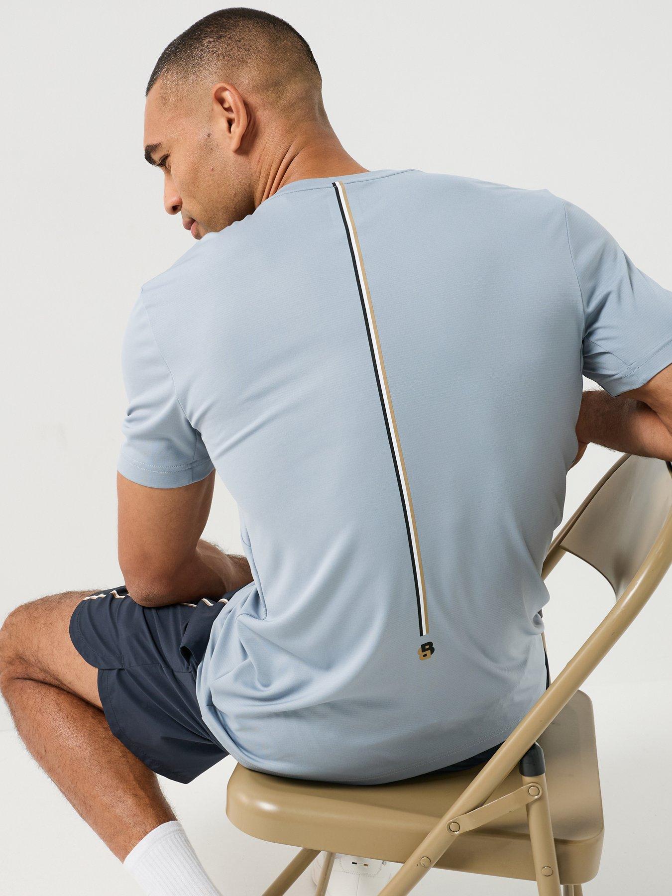 Image 6 of 6 of BOSS Mens Ts_Toc Game Nova Poly T-Shirt - Grey