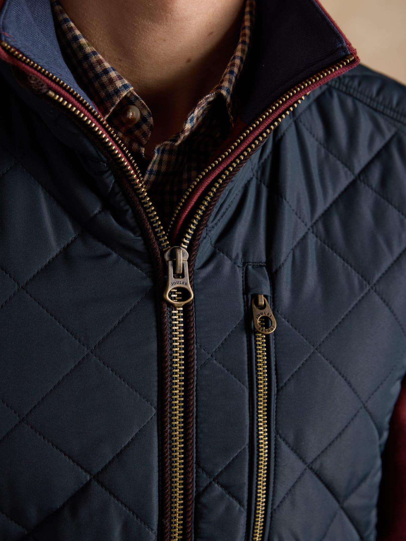 Image 6 of 7 of Joules Joules Maynard Quilted Gilet- Navy