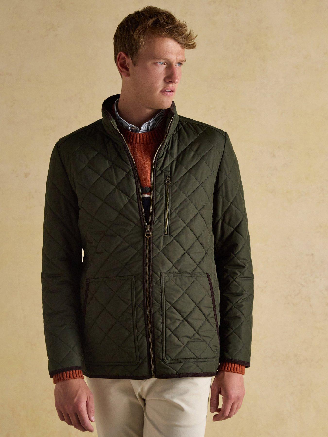 Image 1 of 7 of Joules Maynard Quilted Jacket- Green
