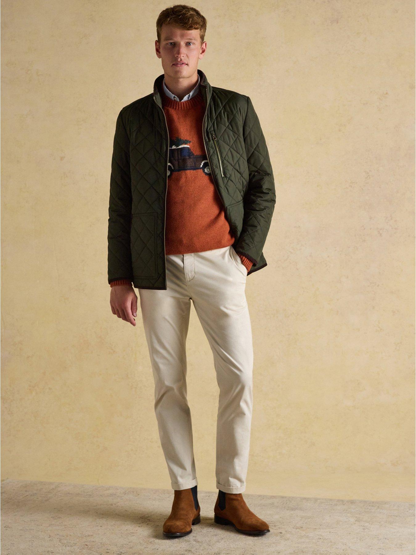 Image 3 of 7 of Joules Maynard Quilted Jacket- Green