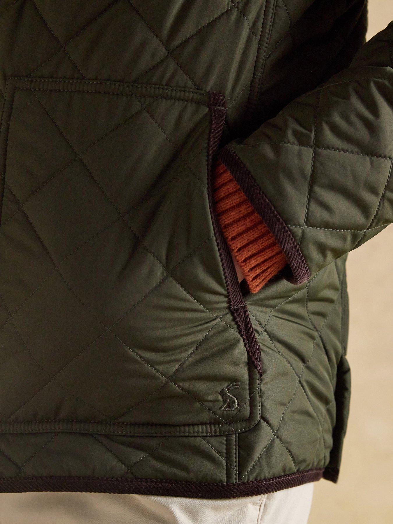 Image 4 of 7 of Joules Maynard Quilted Jacket- Green