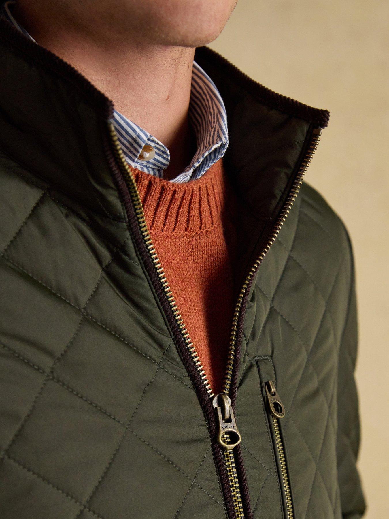 Image 6 of 7 of Joules Maynard Quilted Jacket- Green