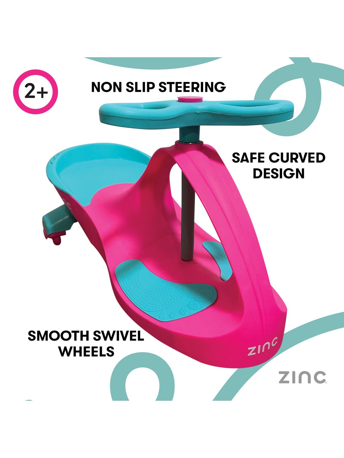 Image 2 of 7 of Zinc Wiggle Car Ride On - Pink