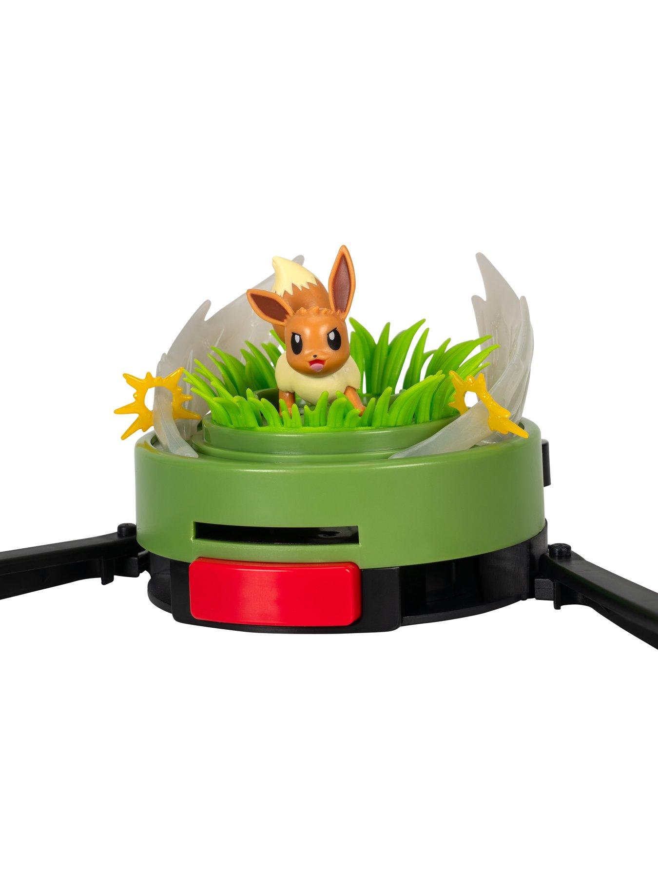 Image 6 of 7 of Pokemon PKW - Game (Pokemon Battle Disc Showdown Game) Eevee #3 &amp; Ralts with Normal Base &amp; Psychic Base - Normal and Psychic discs - Battle Arena - W1