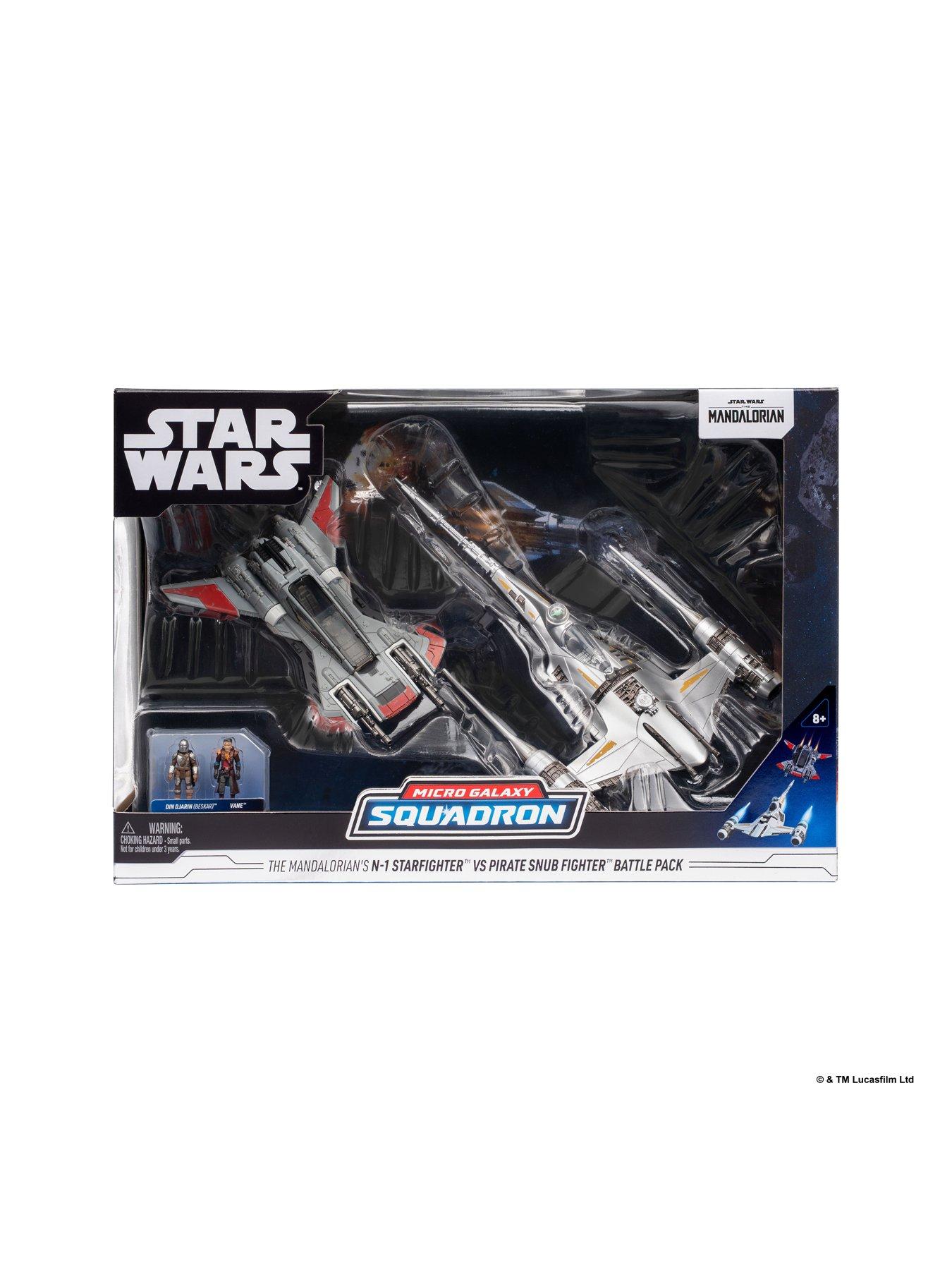 Image 6 of 6 of Star Wars SWJ- Mulitipack ( 5" Veh, 3"Veh &amp; 2 Fig) - Battle Pack (Mando N-1 &amp; Pirate Snub Fighter) (WMT Exclusive)