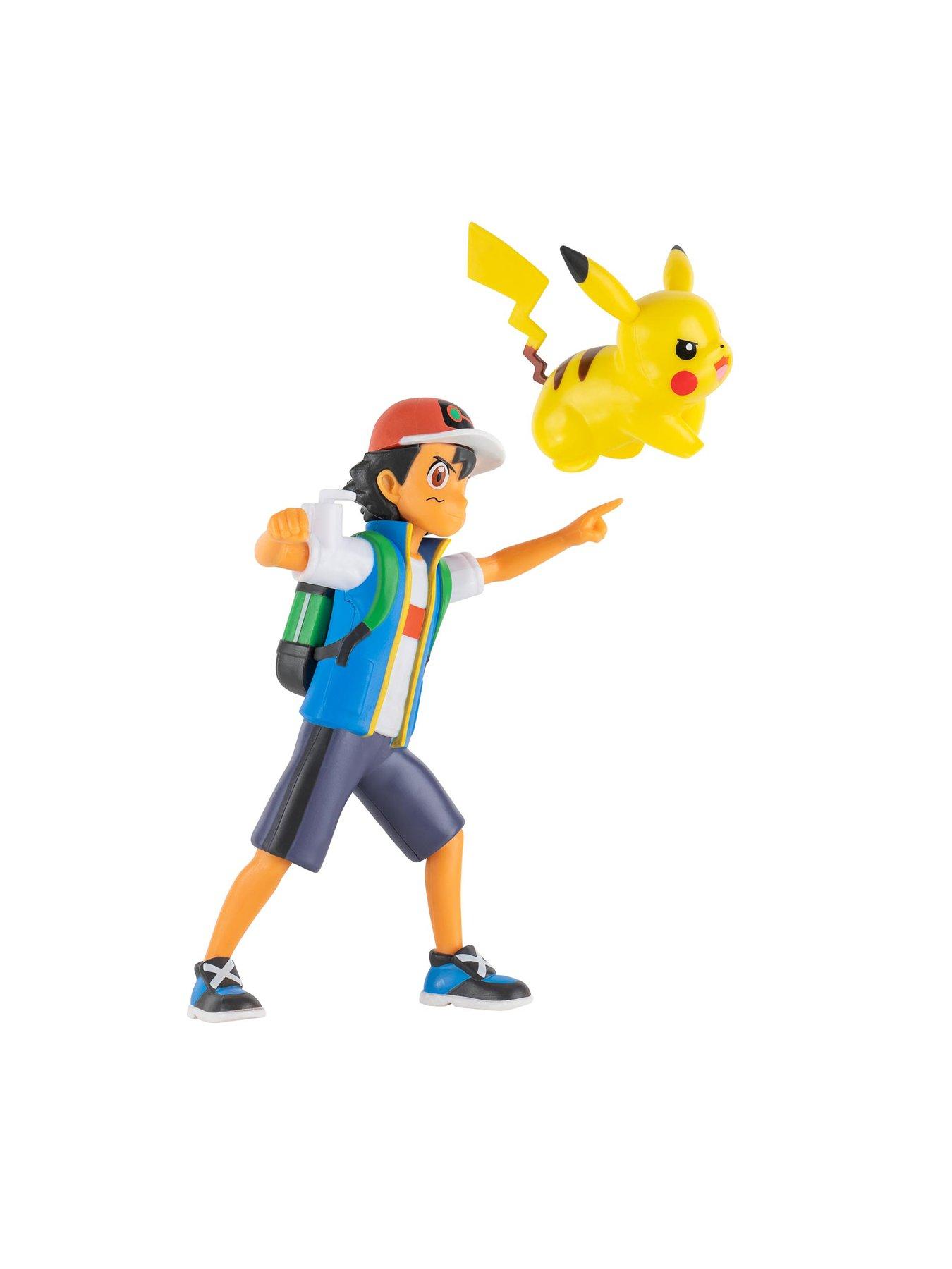 Image 3 of 6 of Pokemon PKW - Battle Feature Figure (Ash &amp; Pikachu) W10