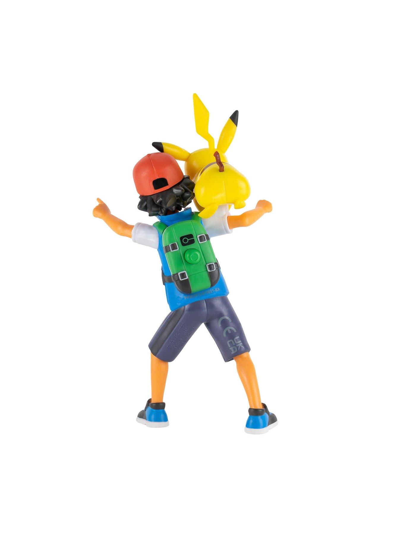 Image 4 of 6 of Pokemon PKW - Battle Feature Figure (Ash &amp; Pikachu) W10