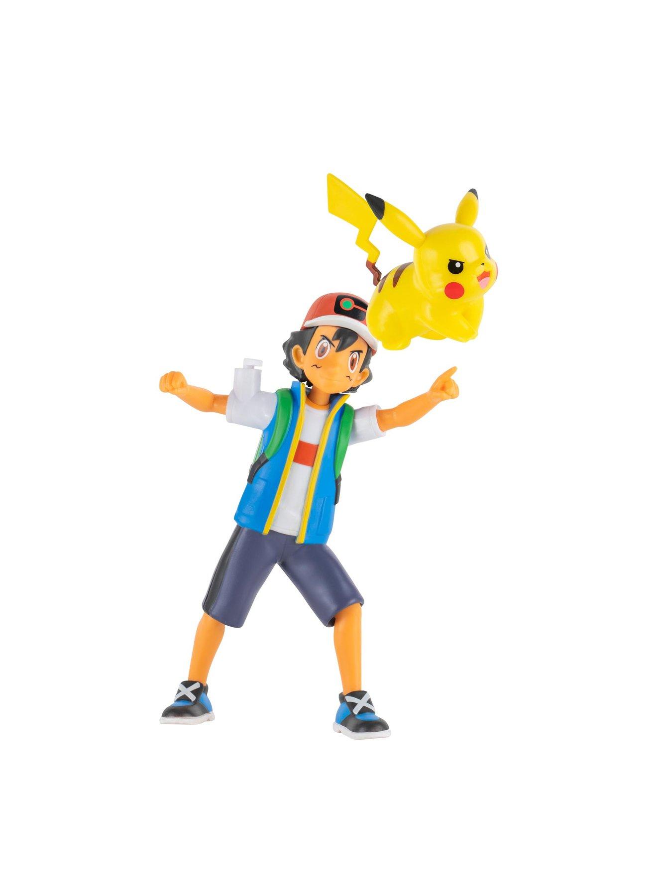 Image 5 of 6 of Pokemon PKW - Battle Feature Figure (Ash &amp; Pikachu) W10