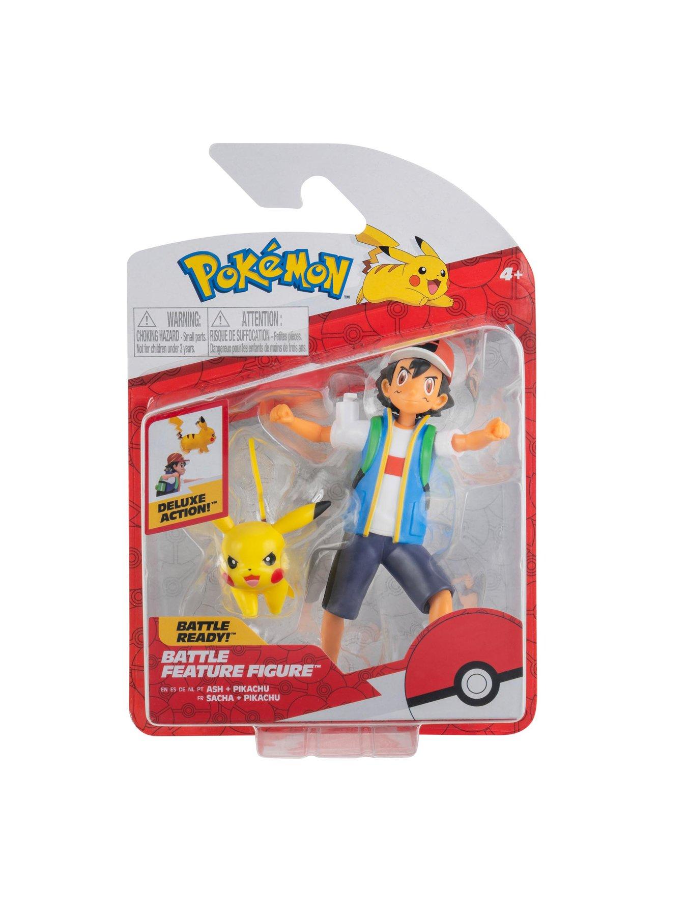 Image 6 of 6 of Pokemon PKW - Battle Feature Figure (Ash &amp; Pikachu) W10