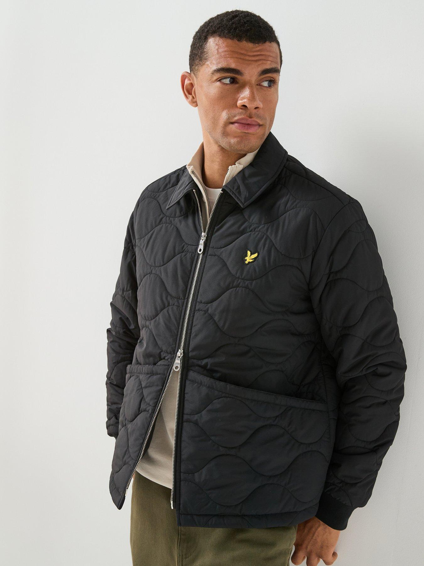 Image 1 of 6 of Lyle & Scott Quilted Ripstop Jacket - Black