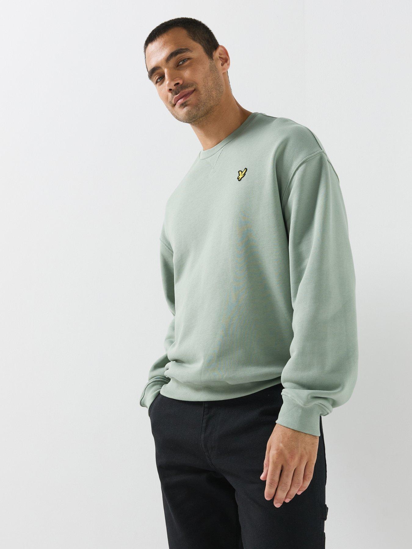 Image 1 of 6 of Lyle & Scott Heavyweight Relaxed Crewneck Sweatshirt - Grey