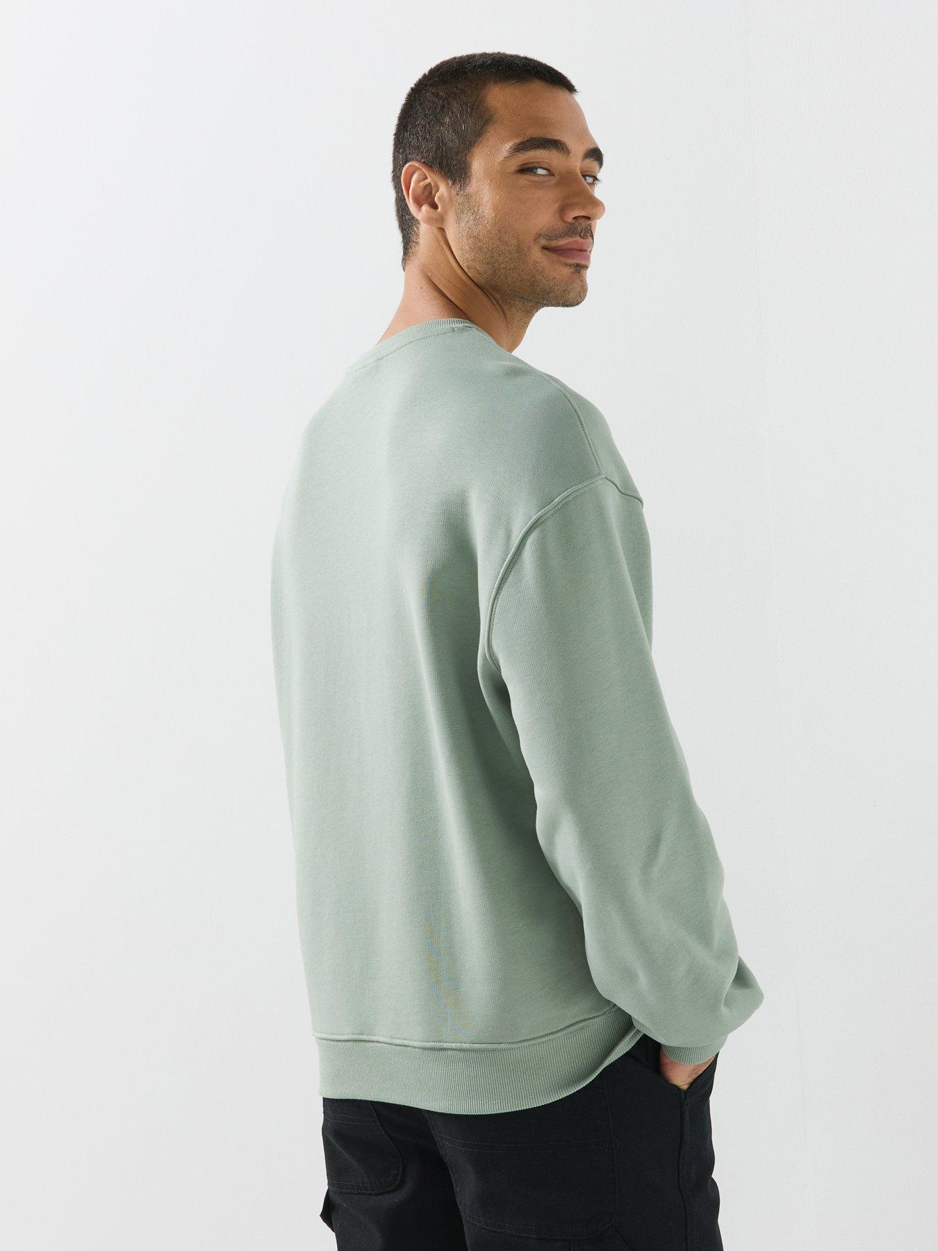 Image 2 of 6 of Lyle & Scott Heavyweight Relaxed Crewneck Sweatshirt - Grey