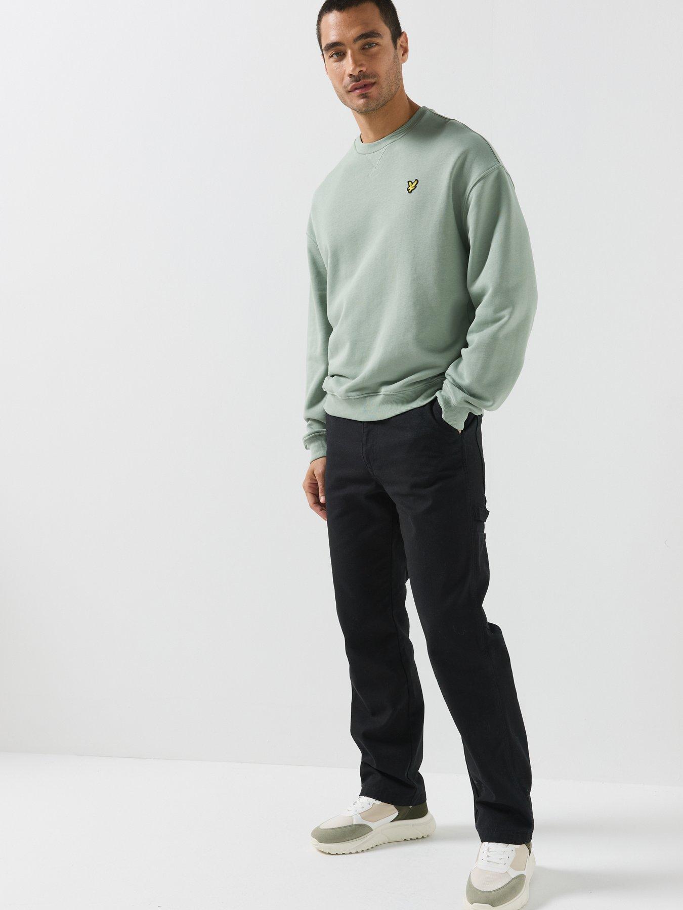 Image 3 of 6 of Lyle & Scott Heavyweight Relaxed Crewneck Sweatshirt - Grey