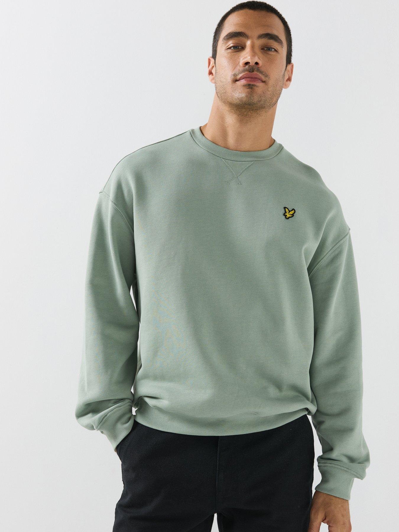 Image 5 of 6 of Lyle & Scott Heavyweight Relaxed Crewneck Sweatshirt - Grey