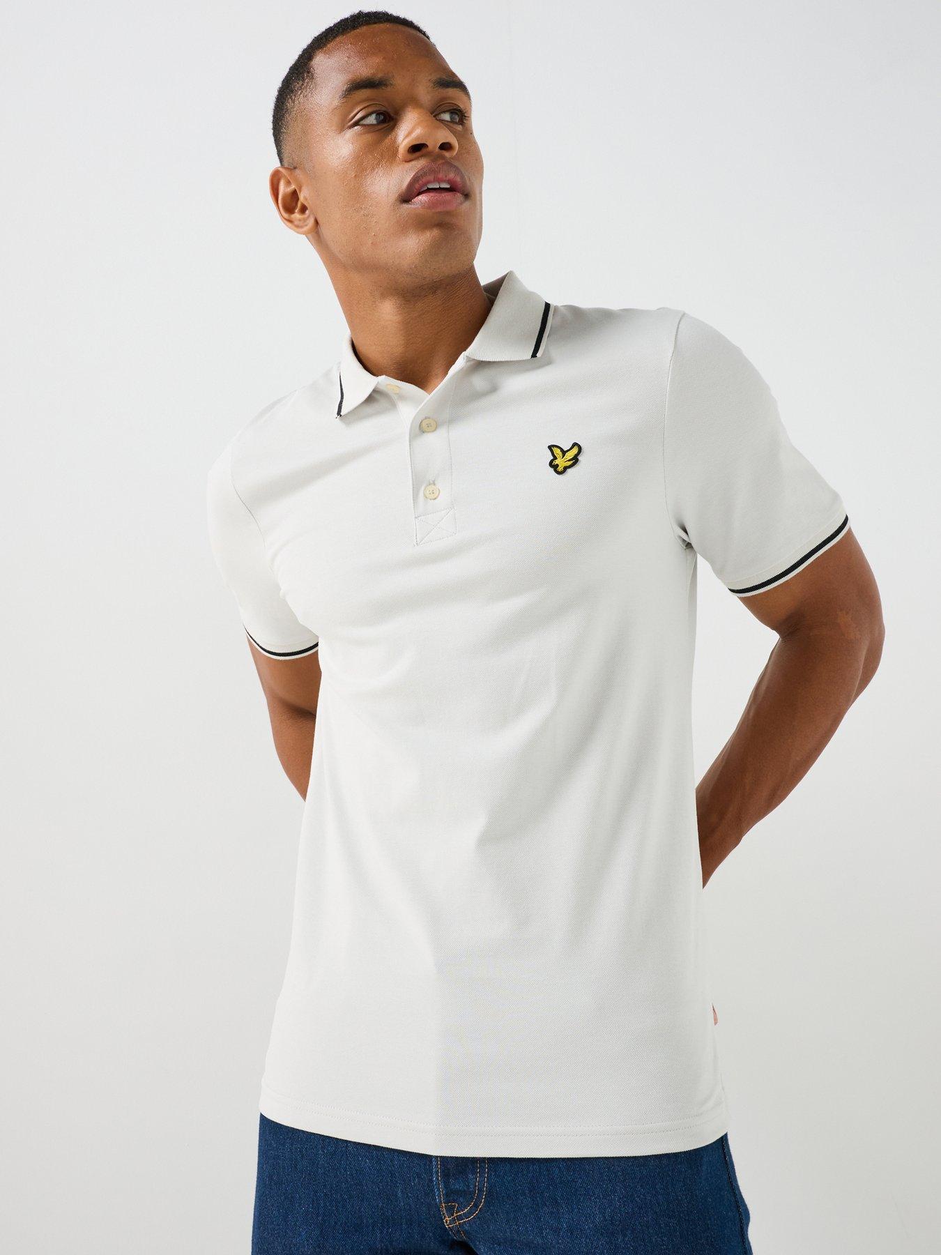 Lyle & Scott Lyle  &  Scott Tipped Polo Shirt - Black