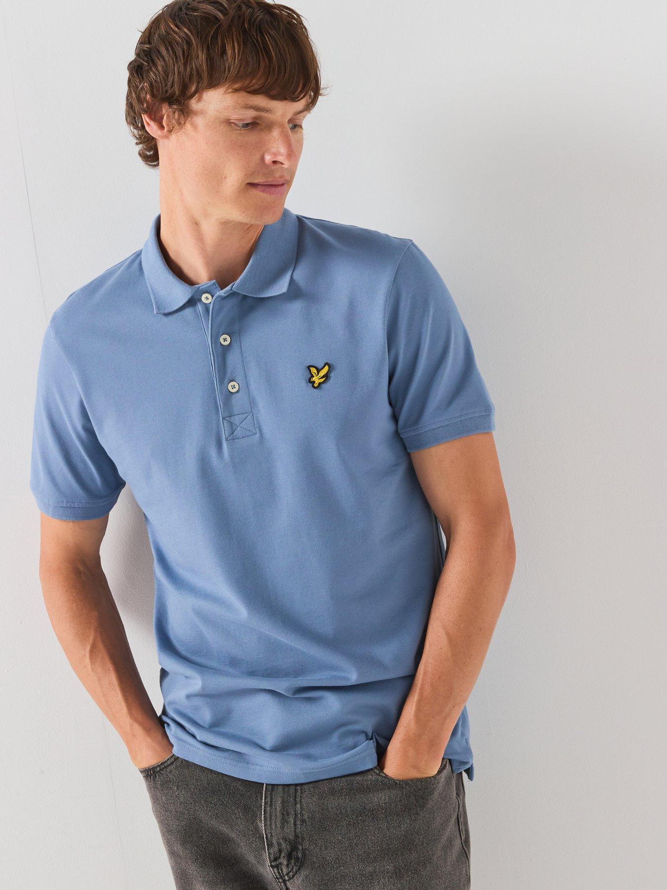 Lyle & Scott Plain Polo Shirt - Blue