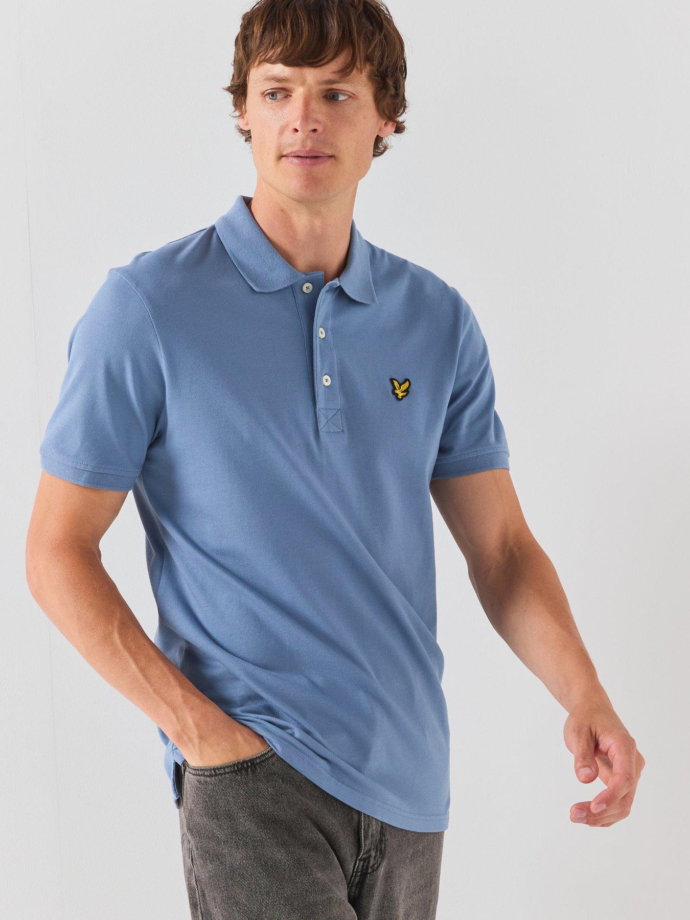 Image 6 of 6 of Lyle & Scott Plain Polo Shirt - Blue