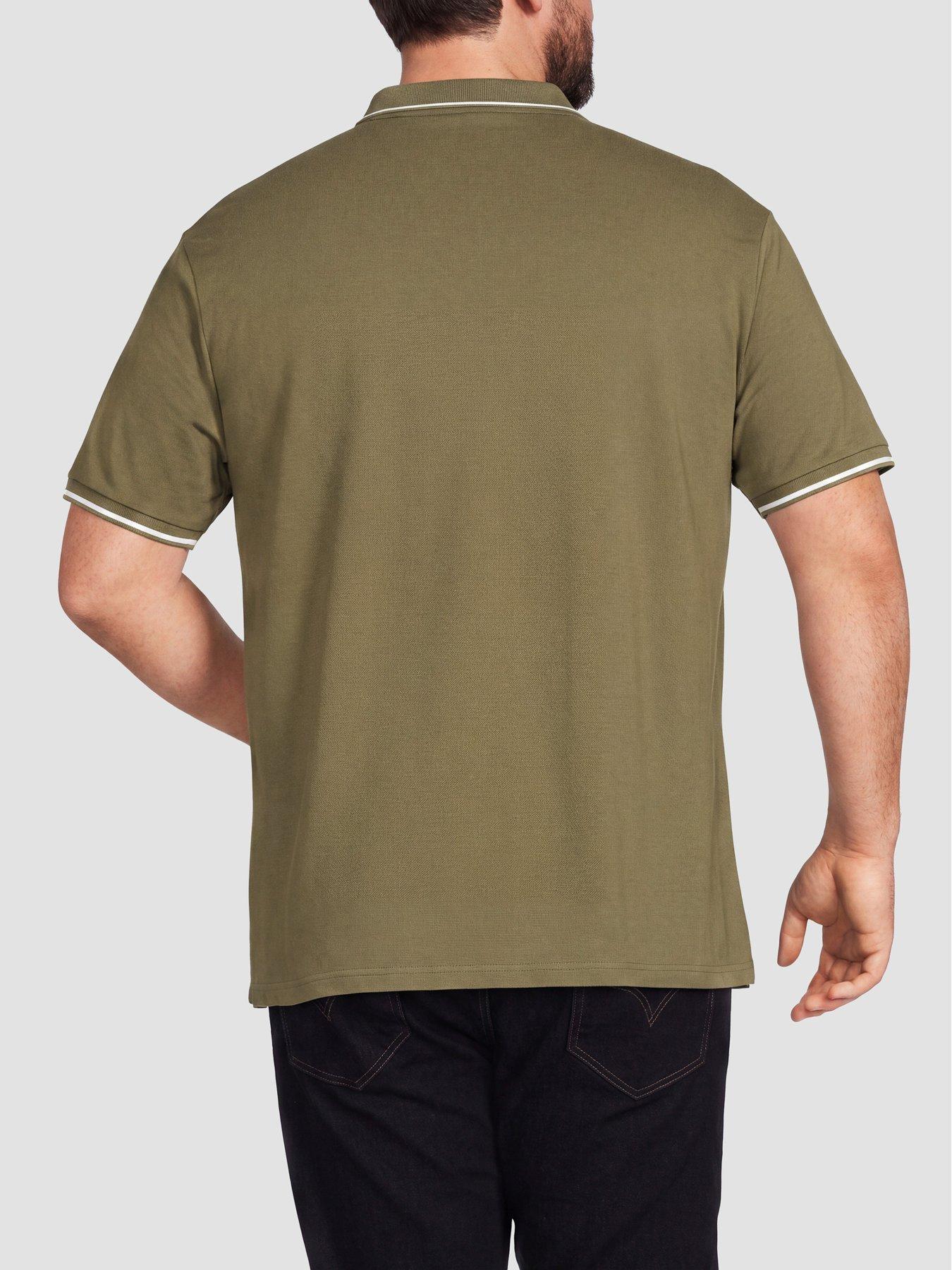 Image 2 of 5 of Lyle & Scott Men's Tipped Polo Shirt - True Olive
